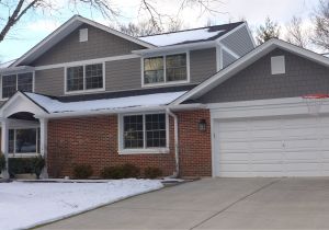 James Hardie Aged Pewter Shingles James Hardie Siding In Aged Pewter with Arctic White Trim