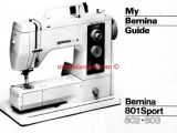 Janome Sewing Machine Model 802 Manual Free Download Bernina 801 802 803 Sport Sewing Machine Instruction