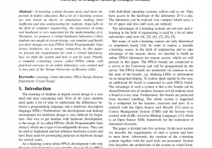 Jeffrey Alexander Hardware Catalog Pdf Pdf A New Virtual Hardware Laboratory for Remote Fpga Experiments