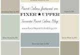 Joanna Gaines Paint Colors Matched to Behr Farmhouse Paint Color Palettes Favorite Paint Colors Remodels