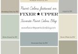 Joanna Gaines Paint Colors Matched to Behr Farmhouse Paint Color Palettes Favorite Paint Colors Remodels