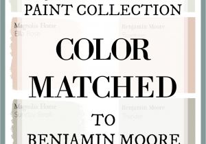 Joanna Gaines Paint Colors Matched to Behr Fixer Upper Paint Colors Magnolia Home Paint Color Matched to