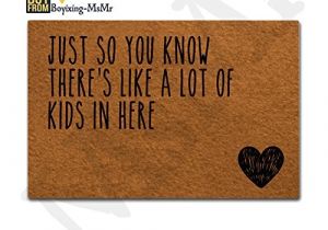 Just so You Know there S Like A Lot Of Dogs In Here Doormat Msmr Doormat Entrance Floor Mat Funny Doormat Home and