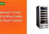 Kalamera 15 Wine Cooler Reviews Kalamera 15 Inch Built In Wine Cooler 30 Bottle