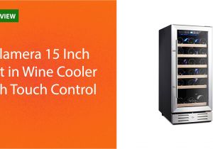 Kalamera 15 Wine Cooler Reviews Kalamera 15 Inch Built In Wine Cooler 30 Bottle