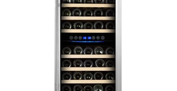 Kalamera 73 Bottle Wine Cooler Reviews Kalamera 73 Bottle Dual Zone Freestanding Wine