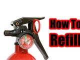 Kidde Fire Extinguisher Recharge How to Refill A Fire Extinguisher Youtube