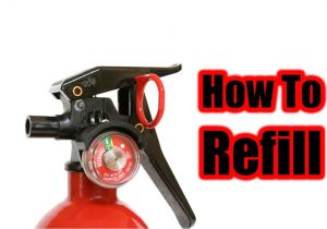 Kidde Fire Extinguisher Recharge How to Refill A Fire Extinguisher Youtube
