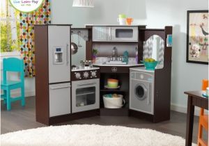 Kidkraft Corner Kitchen Replacement Parts Kidkraft Ultimate Corner Play Kitchen with sounds and