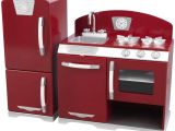 Kidkraft Red Retro Kitchen Replacement Parts Pleasant Vintage Kitchen Set White Ks Raft Red Retro