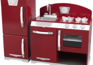 Kidkraft Red Retro Kitchen Replacement Parts Pleasant Vintage Kitchen Set White Ks Raft Red Retro