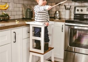 Kitchen Helper Stool Ikea Canada Little Chef Stool top Kid Step Stool toddler Step Stool Etsy