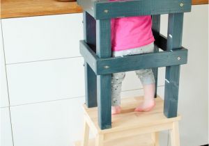 Kitchen Helper Stool Ikea Diy Diy Hochstuhl Lernturm Fur Kleinkinder Lernturm Pinterest