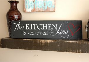 Kitchen Wood Sign Sayings Christian Wall Plaques with Quotes Quotesgram