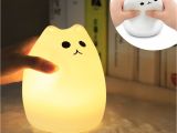 Kuchi Kopi Night Light Ikea Amazon Com Mystery Cat Night Light for Kids soft Silicone Led Baby