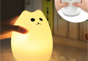 Kuchi Kopi Night Light Ikea Amazon Com Mystery Cat Night Light for Kids soft Silicone Led Baby