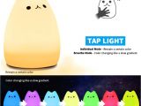 Kuchi Kopi Night Light Ikea Amazon Com Mystery Cat Night Light for Kids soft Silicone Led Baby