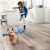 Laminate Flooring with Pets Waterproof and Scratch Proof Laminate Flooring