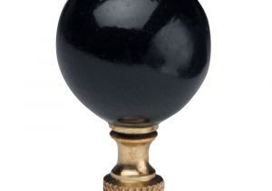 Lamp Finials Home Depot Mario Industries Black Round Ceramic Ball Lamp Finial Pc64