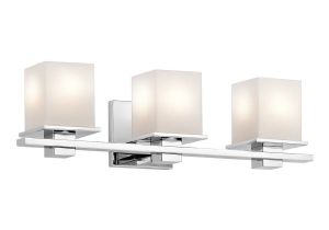 Lamps Plus Bathroom Vanity Lights Tully 3 Light 6 5 In Chrome Square Vanity Light Ideas for the