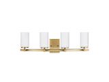 Lamps Plus Vanity Lights Sea Gull Lighting Alturas 2 Light Brushed Nickel Vanity Light