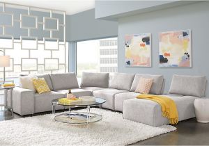 Laney Park 7 Pc Sectional Laney Park Light Gray 7 Pc Sectional Sectionals Gray