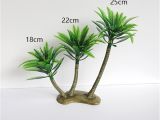 Large Fake Palm Trees for Sale 25cm Green Artificial Coconut Palm Tree Micro Plastic Landscape