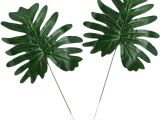 Large Fake Palm Trees for Sale Amazon Com Becor Artificial Palm Leaves Fake Greenery Leaf Plant