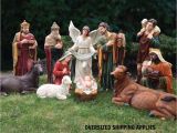 Large Outdoor Nativity Sets Hobby Lobby 39 Quot Large Scale Fiberglass Nativity Set Free Shipping On now