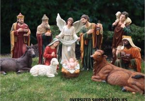 Large Outdoor Nativity Sets Hobby Lobby 39 Quot Large Scale Fiberglass Nativity Set Free Shipping On now