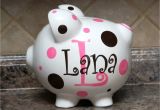 Large Personalized Piggy Banks Large Personalized Ceramic Piggy Bank