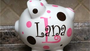 Large Personalized Piggy Banks Large Personalized Ceramic Piggy Bank