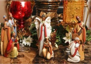 Large Polystone Nativity Set Hobby Lobby Woman S Santa Collection Reflects Faces Of Loved Ones