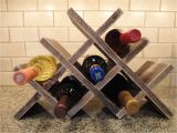 Lattice Wine Rack Diy Wine Rack Table top 8 Bottles Wood Wine by Rusticcreekwoodprod