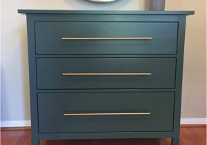 Laundry Basket Dresser Ikea Hack Ikea Hack forest Green Hemnes Dresser with Brass Pulls Bedroom