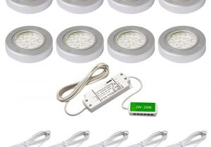 Led Puck Lights 12v Home Depot Sensio 1 65 Watt Led Warm White Puck Kit 8 Pack