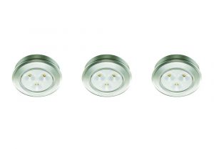 Led Puck Lights at Home Depot Commercial Electric 2 99 In Led Silver Battery Operated