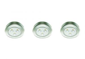 Led Puck Lights Home Depot Canada Commercial Electric 2 99 In Led Silver Battery Operated