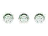 Led Puck Lights Home Depot Commercial Electric 2 99 In Led Silver Battery Operated