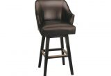 Lee Industries Bongo Bar Stool Lee Industries Bar and Game Room Leather Swivel Bar Stool