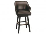 Lee Industries Bongo Bar Stool Lee Industries Bar and Game Room Leather Swivel Bar Stool