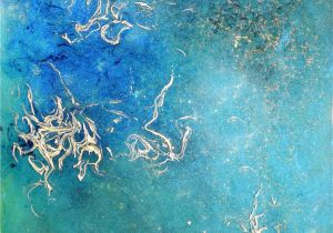 Leggari Epoxy Countertop Kit Australia Turquoise Blue Charcoal and Gold Resin Art Creation Made with