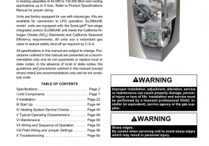 Lennox Furnace Light Codes El296uhe Series Manualzz Com