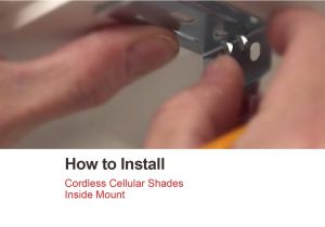 Levolor Cordless Cellular Shade Won T Go Up Bali Blinds How to Install Cordless Cellular Shades Inside Mount