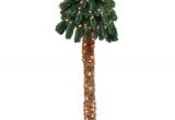 Lighted Palm Tree Home Depot General Foam 4 Ft Pre Lit Palm Artificial Christmas Tree