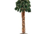 Lighted Palm Tree Home Depot General Foam 4 Ft Pre Lit Palm Artificial Christmas Tree
