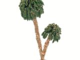 Lighted Palm Tree Home Depot General Foam 6 Ft Pre Lit Double Palm Artificial