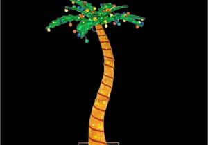 Lighted Palm Tree Home Depot Home Accents Holiday 72 In Led Lighted Tinsel Palm Tree