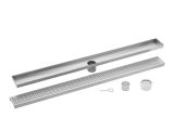 Linear Shower Drain Reviews Ipt Sink Company 48 In Stainless Steel Square Grate