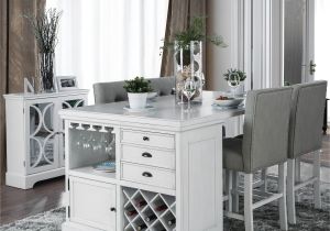 List Of Materials for Furniture Shop Furniture Of America Tia Cottage Style 5 Piece Counter Height